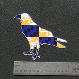 Maryland Flag Purple Raven Bird Decal