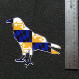 Maryland Flag Purple Raven Bird Decal