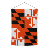 Orange Maryland Flag Garden Flag