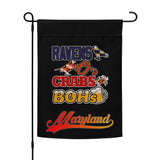 Ravens Os Crabs Bohs Garden Flag