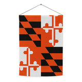 Orange Maryland Flag Garden Flag