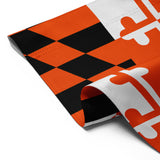 Orange Maryland Flag Garden Flag