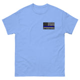 Thin Blue Line Police Badge Retired T-Shirt