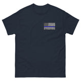 Thin Blue Line Police Badge Retired T-Shirt