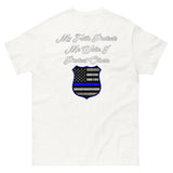 Faith Protects Me Thin Blue Line T-Shirt
