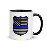 Thin Blue Line Police Badge 11oz Coffee Mug