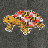 Maryland Flag Turtle Vinyl Decal