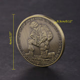 Kneeling Soldier Prayer Coin
