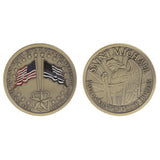 Saint Michael Thin Blue Line Challenge Coin