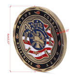 St Florian Patron Saint Firefighters Challenge Coin