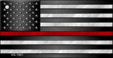 American Flag Thin Red Line Key Chain 5
