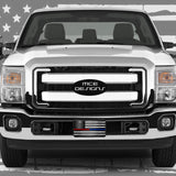 American Flag Thin Red Blue Line License Plate 2