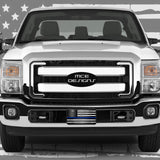 American Flag Thin Blue Line License Plate 2
