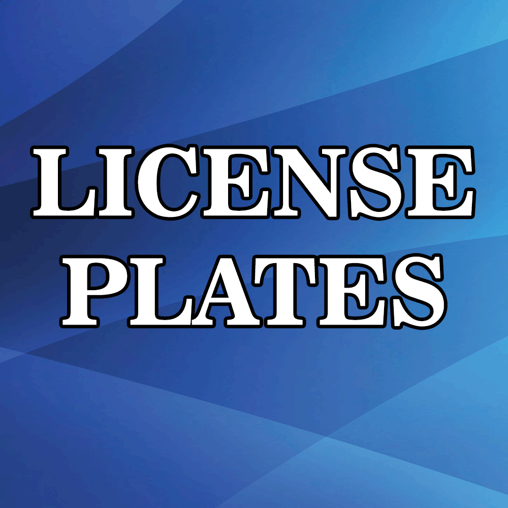 License Plates - MCE Designs