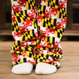 Maryland Flag Fuzzy Lounge Pants