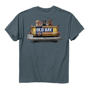 Old Bay Maryland Flag Dog Tailgaters T-Shirt