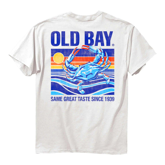 Old Bay Retro Crab Scene T-Shirt