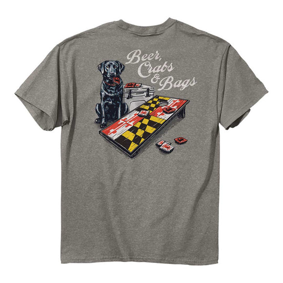 Maryland Beer Crabs and Bags T-Shirt
