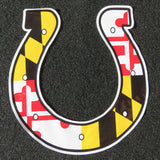 Maryland Flag Horseshoe Decal