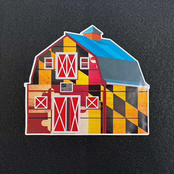 Maryland Flag Barn Decal