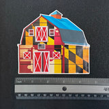 Maryland Flag Barn Decal