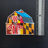 Maryland Flag Barn Decal