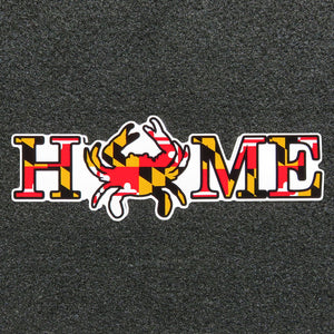 Maryland Flag Home with Crab Decal