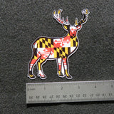 Maryland Flag Deer Decal