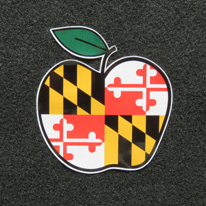 Maryland Flag Apple Vinyl Decal