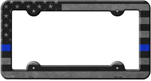 Thin Blue Line License Plate Frame
