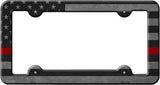 Thin Red Line License Plate Frame
