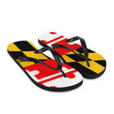 Maryland Flag Flip-Flops