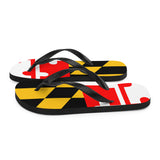 Maryland Flag Flip-Flops