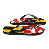 Maryland Crab Flag Flip-Flops