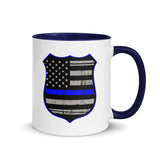 Thin Blue Line Police Badge 11oz Coffee Mug