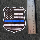 Thin Blue Line Police Badge Vinyl Decal 3