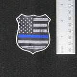 Thin Blue Line Police Badge Vinyl Decal 5