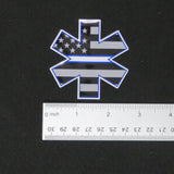 EMS Star of Life Thin White Line Vinyl Decal 4