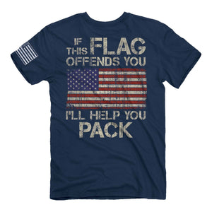 If This Flag Offends You T-Shirt Back
