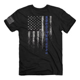 Thin Blue Line Hold the Line T-Shirt Back