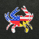USA Maryland Flag Crab Vinyl Decal 1