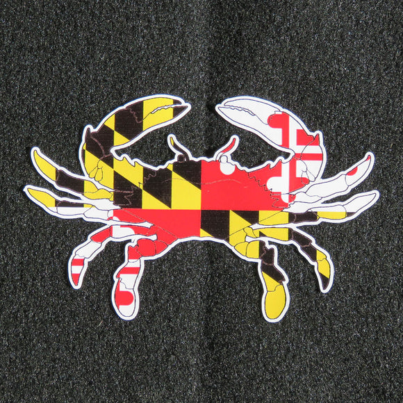 Maryland Flag Crab Vinyl Decal 1