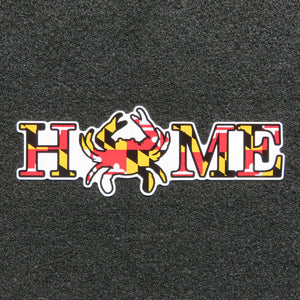 Maryland Flag Home with Crab Decal