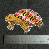 Maryland Flag Turtle Vinyl Decal