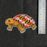 Maryland Flag Turtle Vinyl Decal