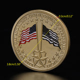 Saint Michael Thin Blue Line Challenge Coin