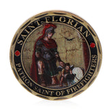 St Florian Patron Saint Firefighters Challenge Coin