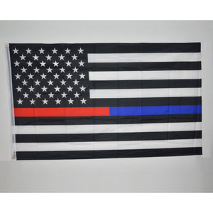 American Flag Thin Blue Line Thin Red Line Flag 2