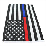 American Flag Thin Blue Line Thin Red Line Flag 5