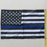 American Flag Thin Blue Line Garden Flag 3